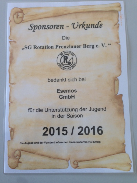 Mai 2015 Sponsoring Prenzlauer Berg